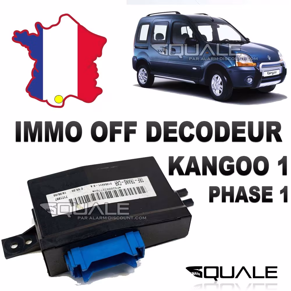 Désactivation anti démarrage sur boitier décodeur Kangoo 1 ph 1