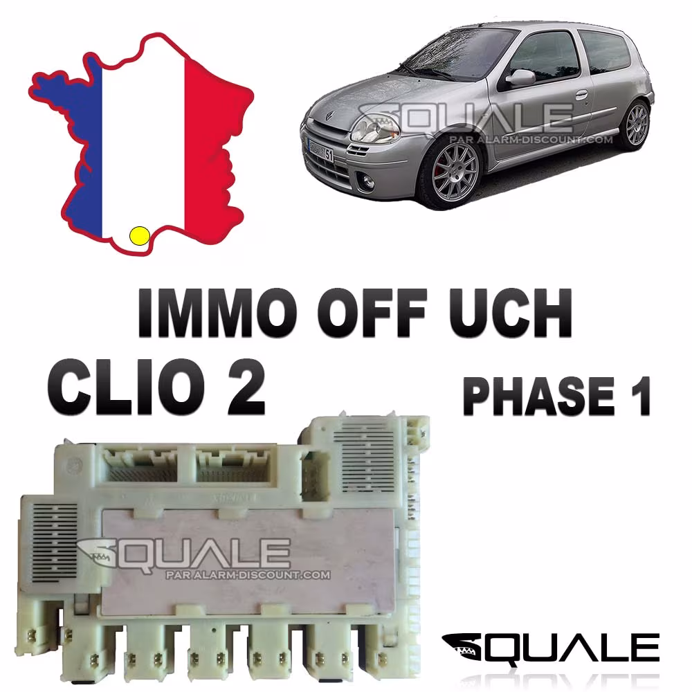 Désactivation anti démarrage sur UCH  renault clio2 phase 1