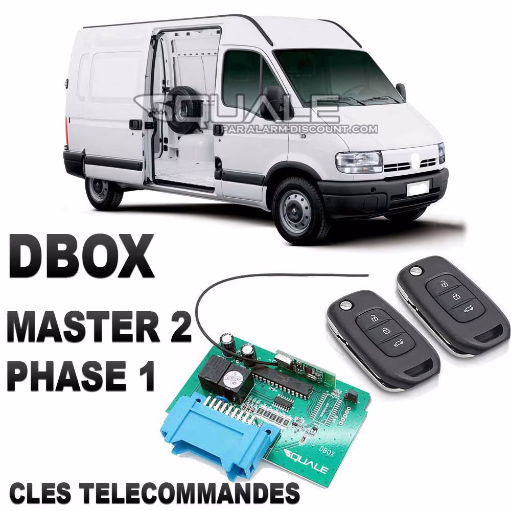 Décodeur DBOX pour master 2 phase 1 avec 2 clés télécommandes
