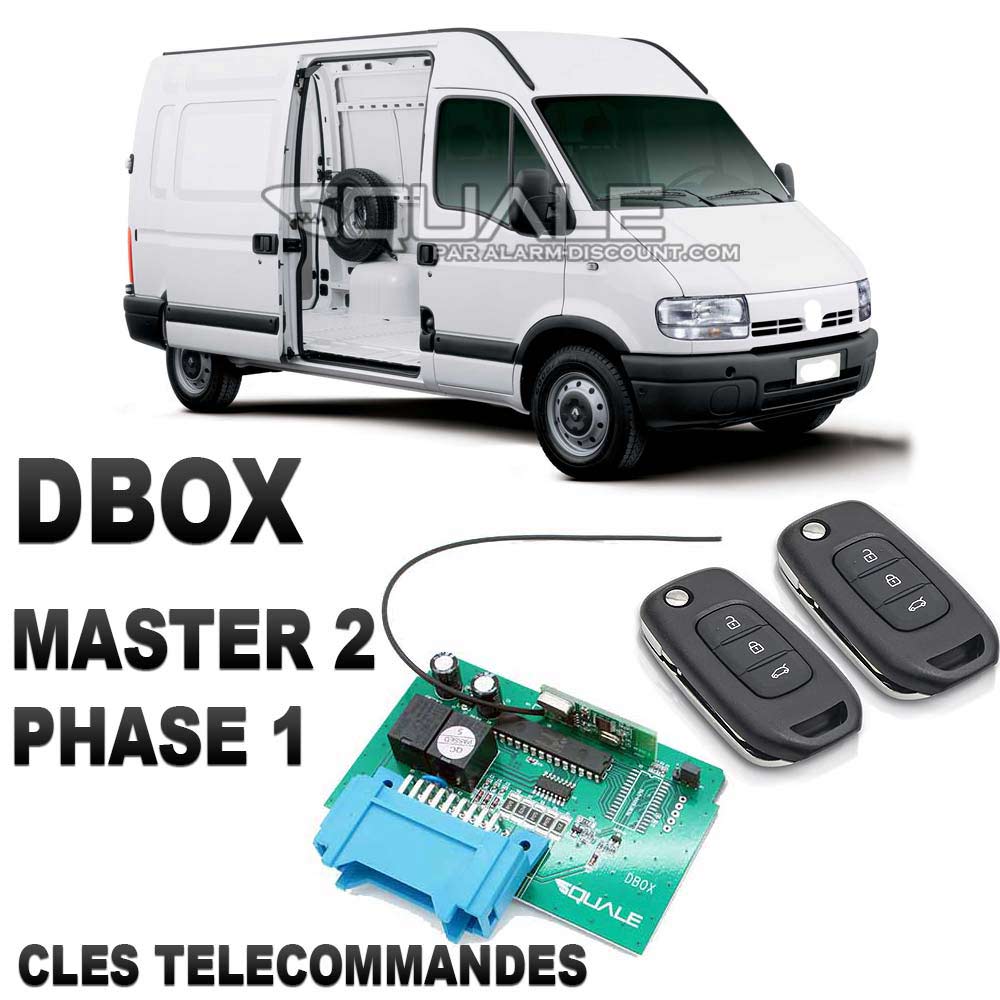 DBOX pour master 2 phase 1 avec 2 clés télécommandes (Anti démarrage + télécommande)