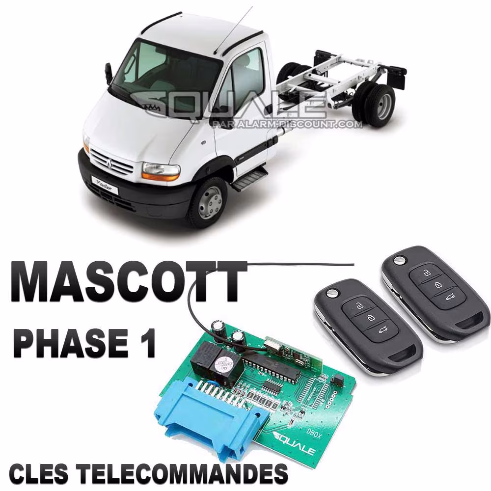 Décodeur DBOX pour mastcott phase 1 avec 2 clés télécommandes