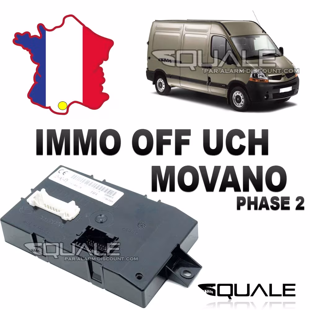Désactivation anti démarrage pour opelm movano phase 2 avec l'UCH immo off