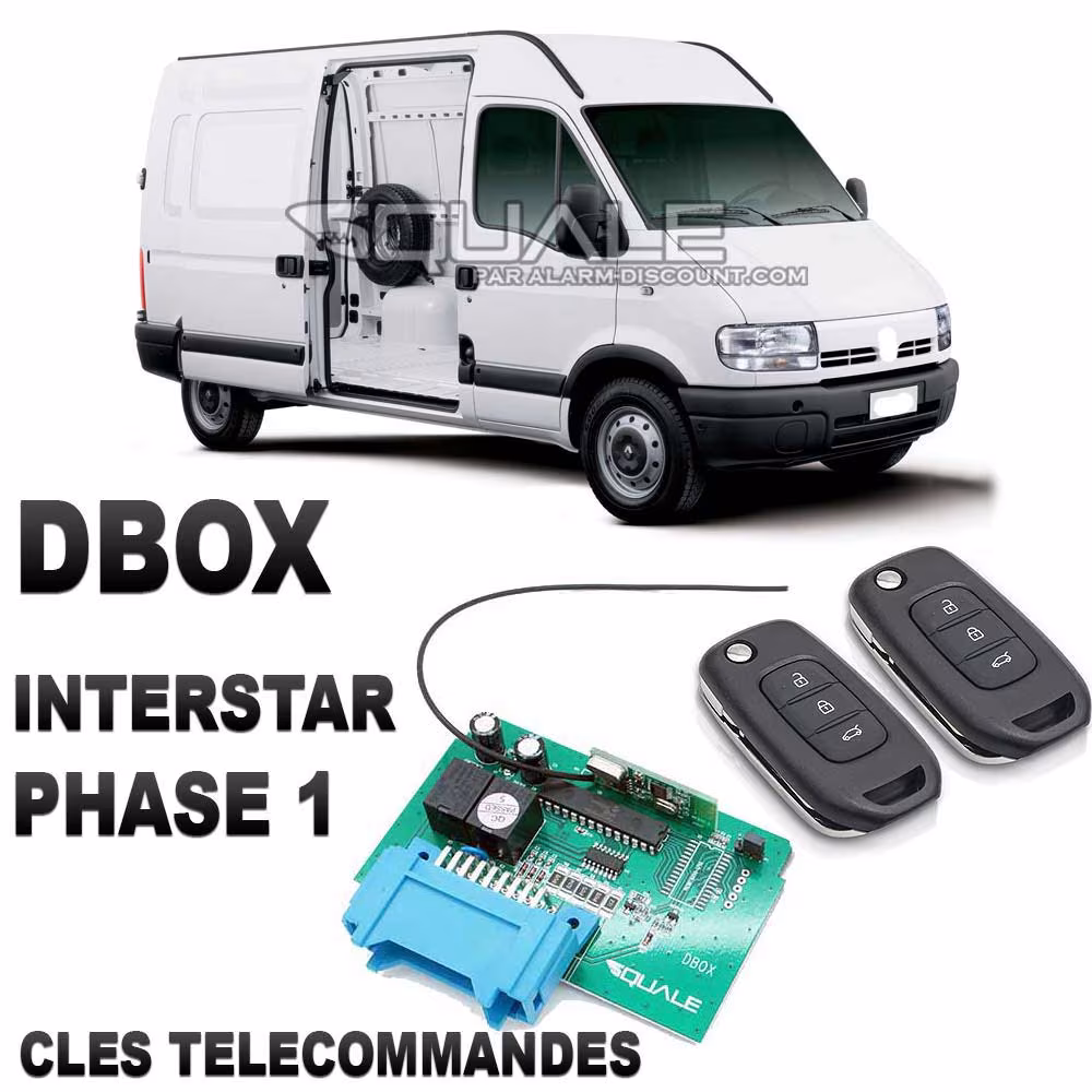 Décodeur DBOX pour nissan interstar phase 1 avec 2 clés télécommandes