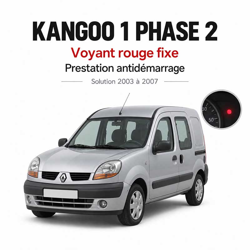 Solution for fixing the red fixed light on Kangoo 1 Phase 2