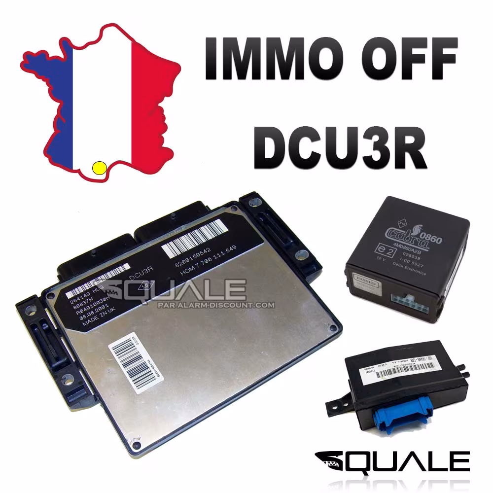 Service de suppression d'anti demarrage (Extraction code + module a installer) sur calculateur DCU3R