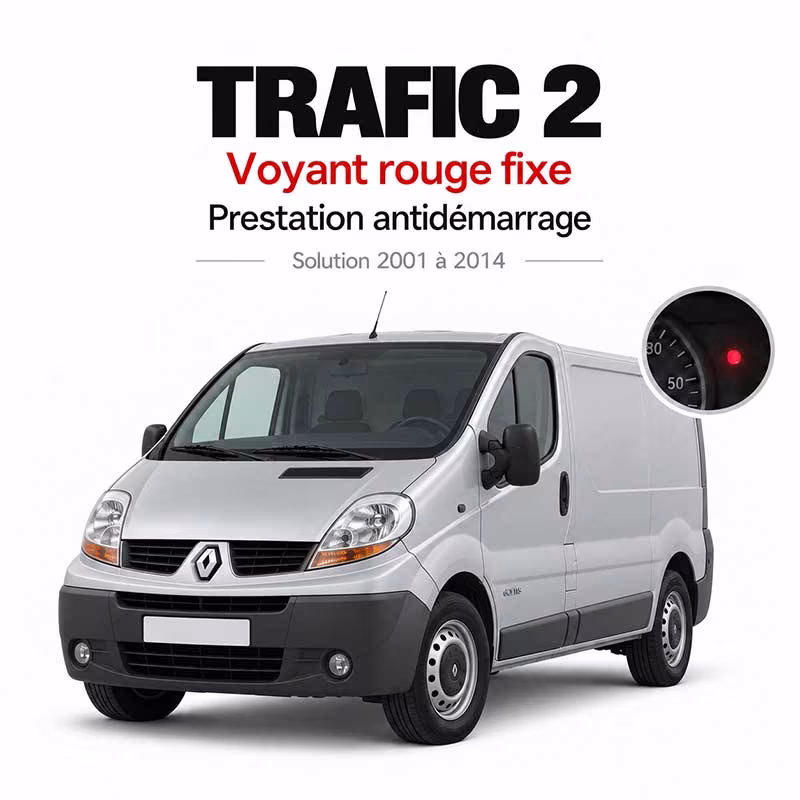Solution réparation voyant rouge fixe trafic 2