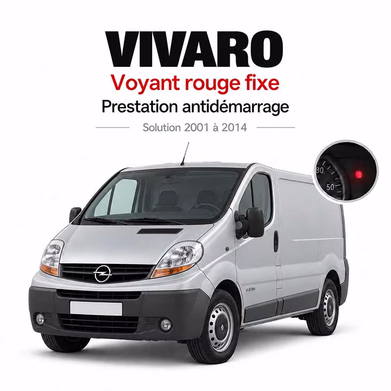 Solution réparation voyant rouge fixe vivaro