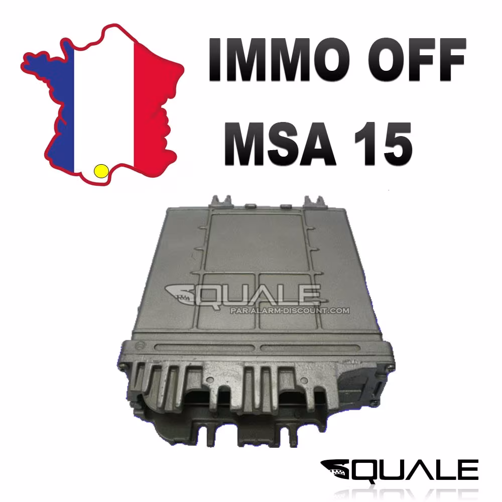 Service de suppression d'anti démarrage sur calculateur BOSCH MSA15