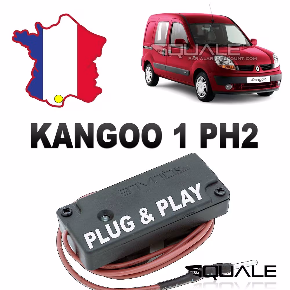 Clé de désactivation d anti démarrage RENAULT KANGOO 1 phase 2 à partir de 2002
